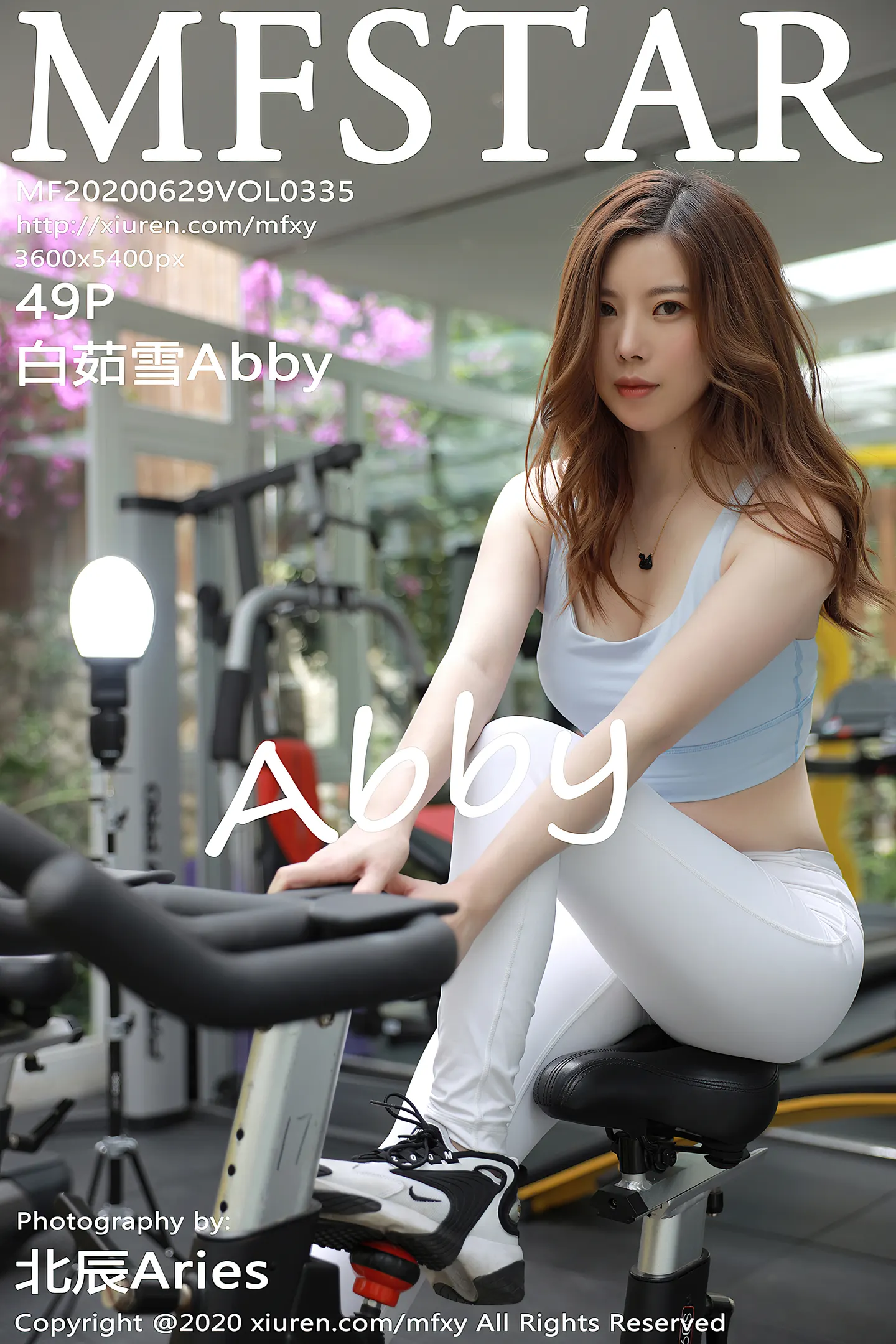 [MFStar模范学院]Vol.335_嫩模白茹雪Abby大理旅拍健身房运动内衣+私房黑丝诱惑写真49P-秀人网 - XiuRen.Pro